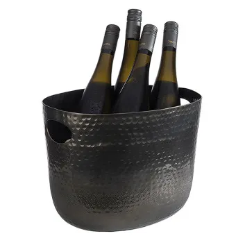 Vasque à champagne noire martelée 7L Matfer