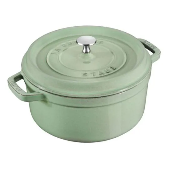 Cocotte Staub en fonte Sauge - 2 tailles