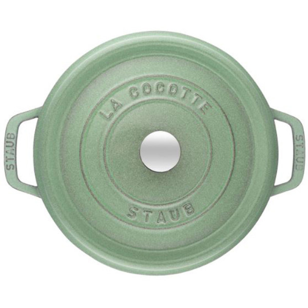 Cocotte Staub en fonte Sauge - 6 diamètres
