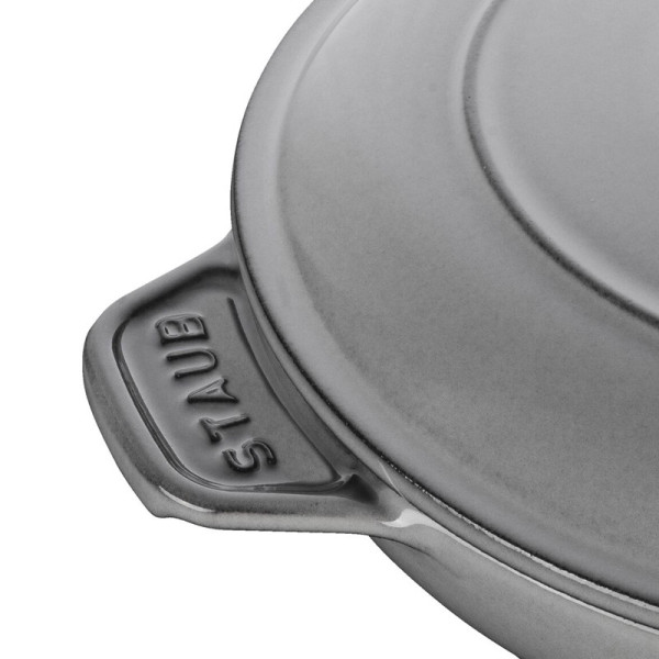 Assiette chaude ronde plat fonte STAUB 20cm - 2 coloris