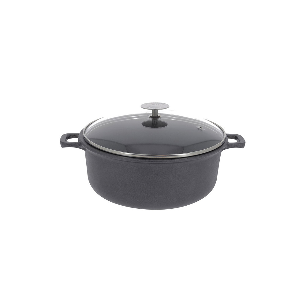Scoville NEVERSTICK Marmite De 32 Cm Avec Couvercle, Grande Casserole Profonde Antiadhésive, 8 L, Adaptée à Toutes Les Plaques De Cuisson, Y Compris L'induction, Parfaite Pour La Cuisson Par Lots