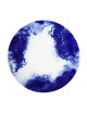 6 assiettes GUY DEGRENNE Blue Shades - 2 tailles