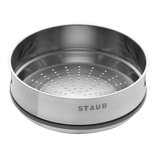 Passoire inox cuit vapeur pour cocotte 26cm Staub
