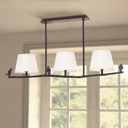 Suspension Plume Bronze Objet Insolite - 3 coloris