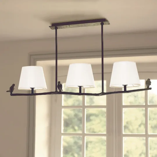 Suspension Plume Bronze Objet Insolite - 3 coloris