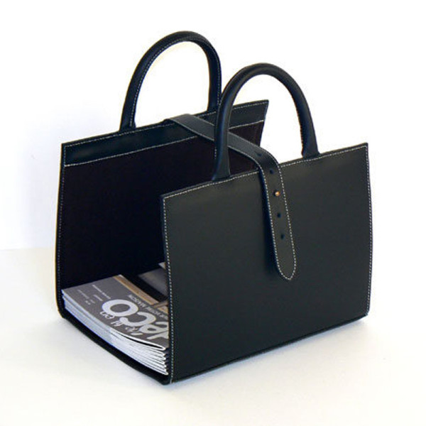 Porte revues en cuir Midipy - 5 coloris