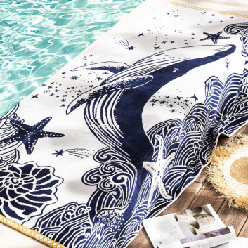 Drap de plage La Grande Bleue Turpault