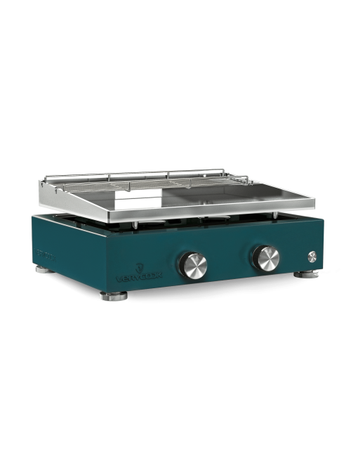Plancha Simplicity Verycook 2 feux plaque inox