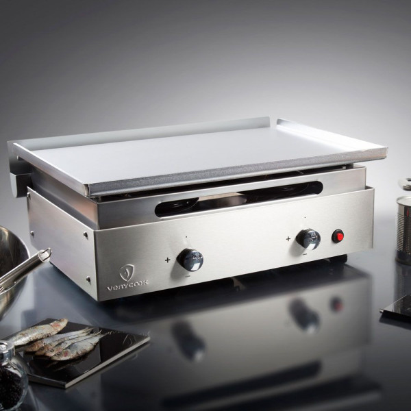 Plancha Verycook gaz 2 feux Creative Verynox