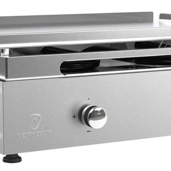 Plancha Verycook gaz 2 feux Creative Verynox