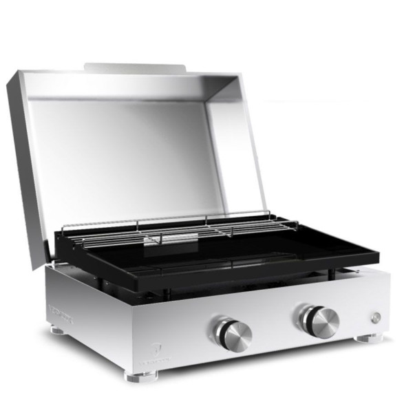 Plancha Simplicity Verycook 2 feux plaque acier émaillé
