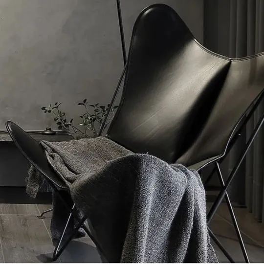 Fauteuil AA cuir Butterfly AIRBORNE - 3 coloris