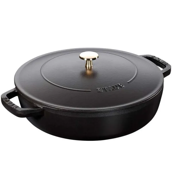 Sauteuse en fonte STAUB Chistera 28cm - 6 coloris