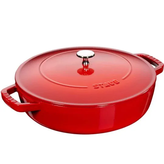 Sauteuse en fonte STAUB Chistera 28cm - 6 coloris