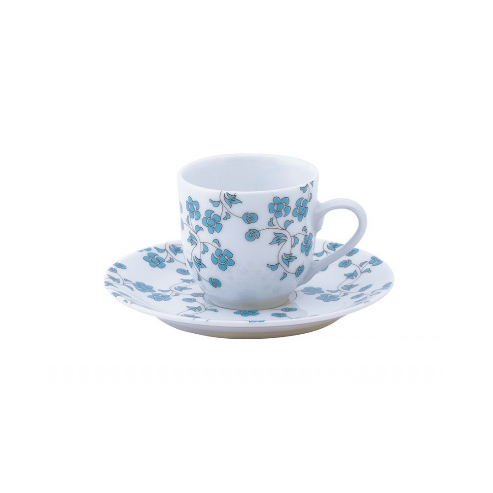 Fanquare Lot De 4 Assiettes Plates En Porcelaine Vert Mat, 25.5cm