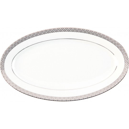 Plat en porcelaine Parure Deshoulières - 6 dimensions
