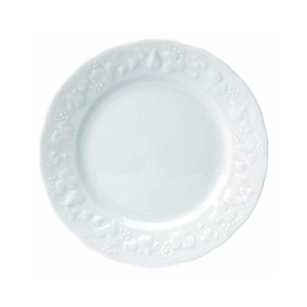 6 assiettes DESHOULIERES California en porcelaine - 7 diamètres