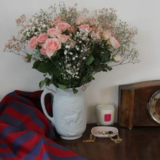 Pichet vase Cerf en grès Digoin - 2 coloris