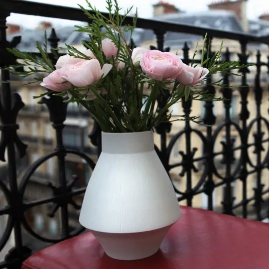 Vase en porcelaine Infini Diamant Haviland