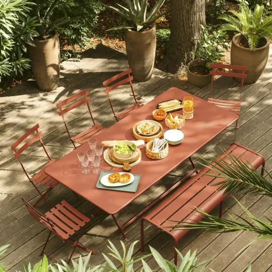 Table à manger pliante FERMOB Caractère 190x90cm - 25 coloris