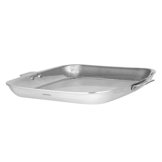 Gril carré Cristel Casteline amovible en inox - 30x30cm