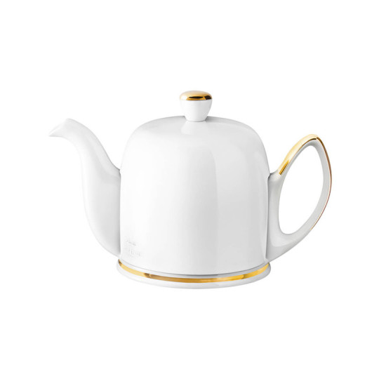 Théière DEGRENNE Salam Or en porcelaine 4 tasses