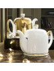 Théière DEGRENNE Salam Or en porcelaine 4 tasses