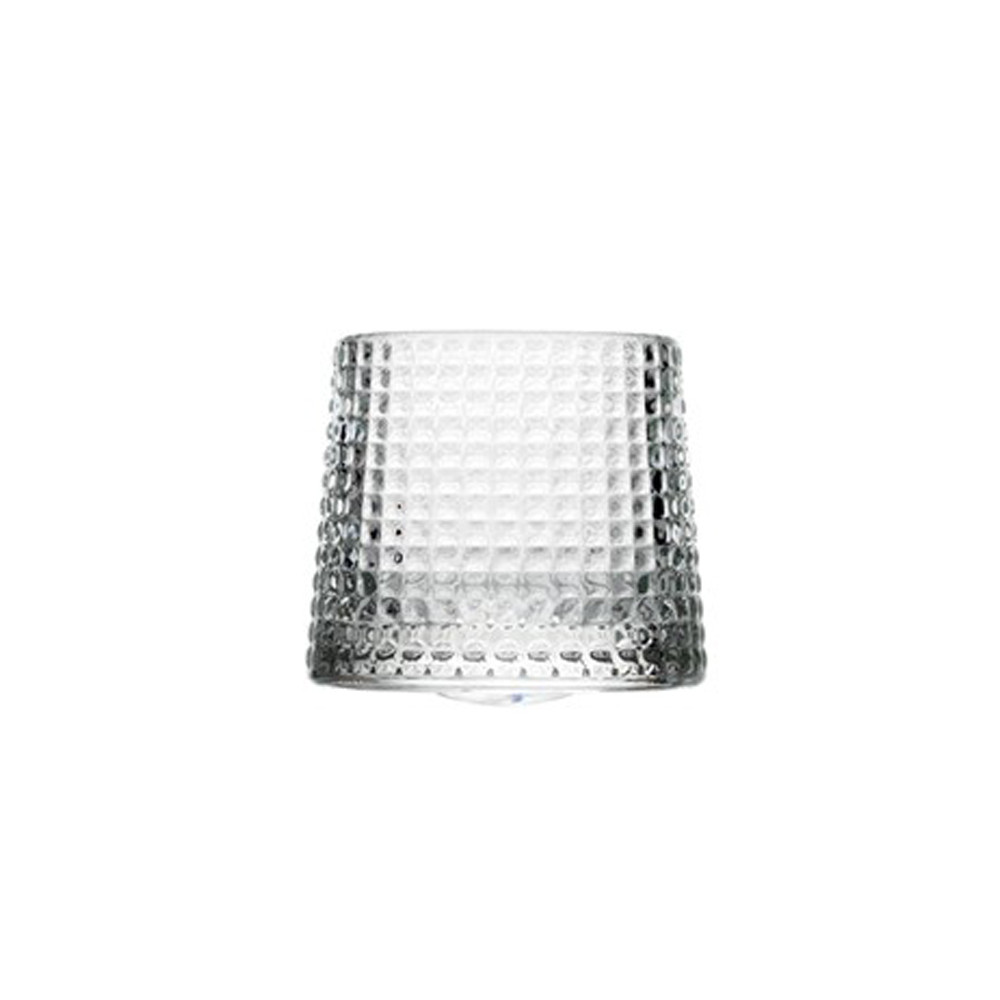 Coffret De 4 Verres à Eau La Rochère Ouessant - Verre Pressé Vert Olive (23 Cl) - Fabriqué En France