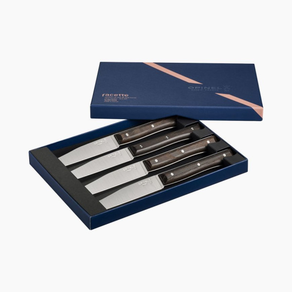 Coffret 4 couteaux Facette Opinel - 5 coloris