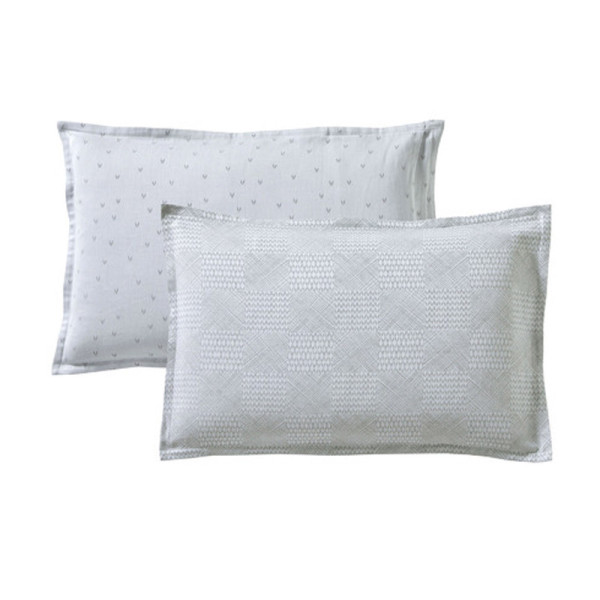 Parure de lit Gramines Blanc des Vosges - 3 coloris