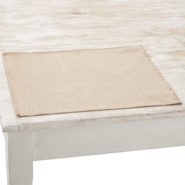 6 sets de table Modena en lin Charvet - 2 coloris