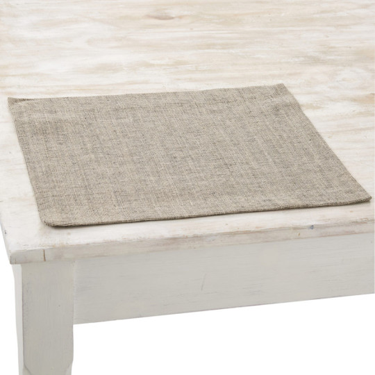 6 sets de table Modena en lin Charvet - 3 coloris