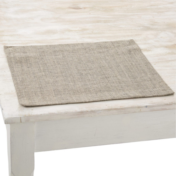 6 sets de table Modena en lin Charvet - 3 coloris