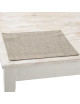 6 sets de table Modena en lin Charvet - 3 coloris
