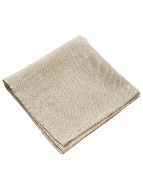 6 serviettes de table Pépite Charvet Gypse