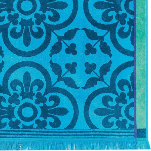 Serviette de plage Santorin Le Jacquard français