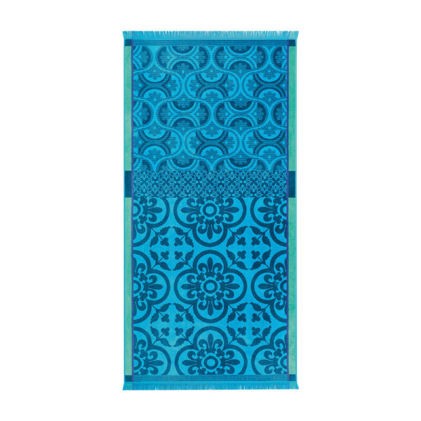 Serviette de plage Santorin Le Jacquard français