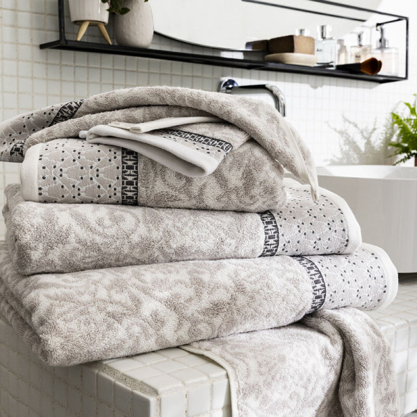 Serviette de bain Charme Le Jacquard français - 3 coloris
