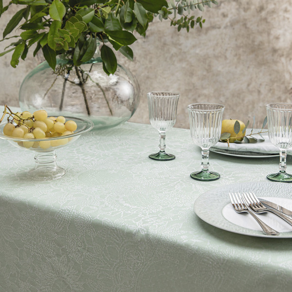 Nappe Mille guipures jade Garnier Thiebaut - 6 dimensions