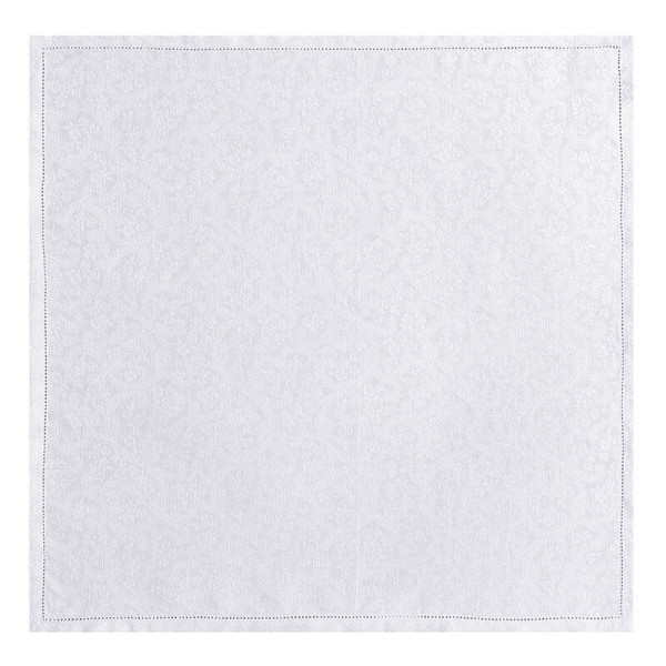 4 serviettes de table Portofino fiori Le Jacquard Français - 2 coloris