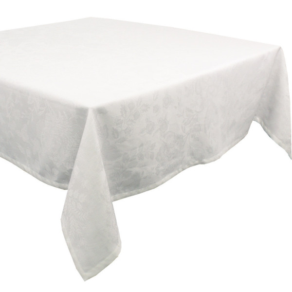 Nappe Mille Giverny Garnier Thiebaut blanc - 4 tailles