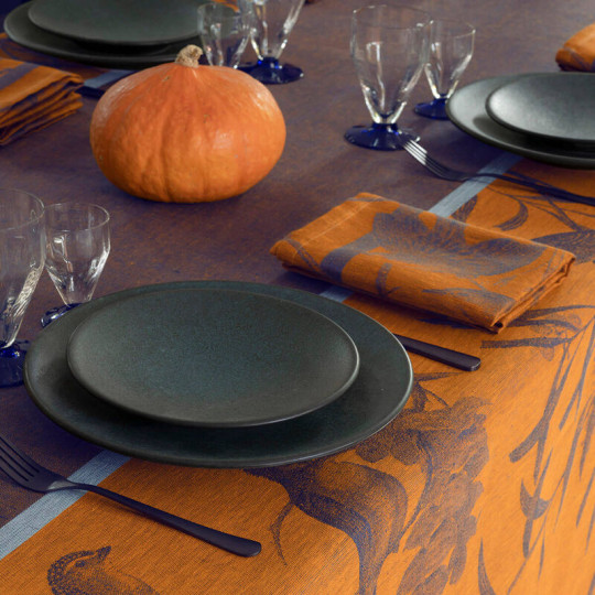 4 serviettes de table Volière Le Jacquard Français - 3 coloris