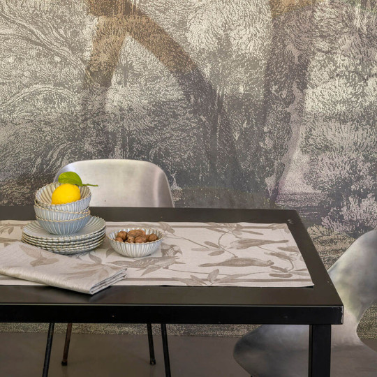 4 sets de table Volière Le Jacquard Français - 3 coloris