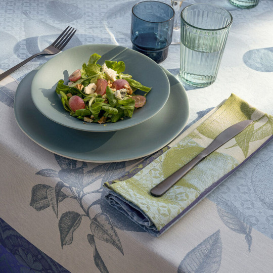 4 serviettes de table Arrière Pays Le Jacquard Français - 2 coloris