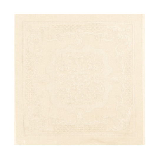 4 serviettes de table Beauregard Garnier Thiebaut Ivoire