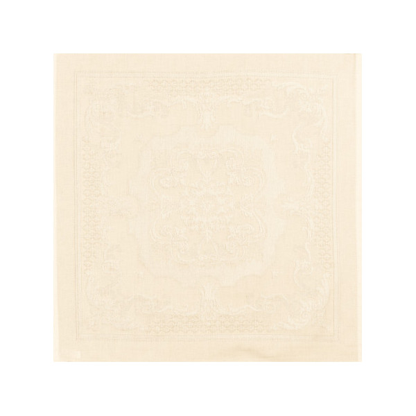 4 serviettes de table Beauregard Garnier Thiebaut Ivoire