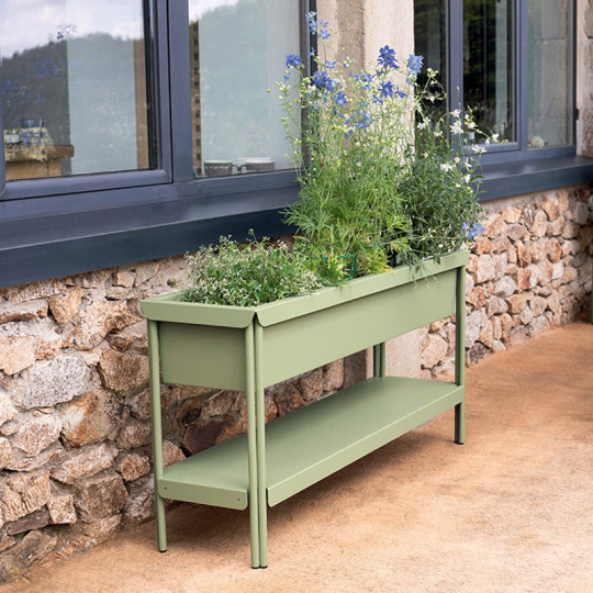 Jardinière Terrazza moyenne acier Fermob - 16 coloris