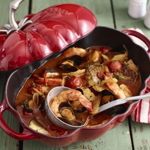 Cocotte tomate Staub 25cm