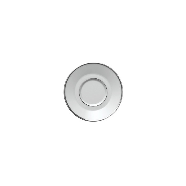 6 tasses et soucoupes Galon platine or Degrenne - 2 coloris