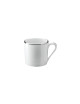 6 tasses et soucoupes Galon platine or Degrenne - 2 coloris